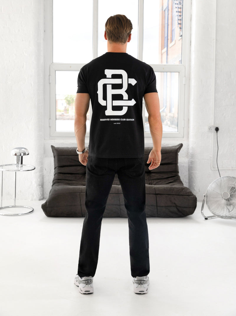 Monogram Relaxed T-Shirt - Black