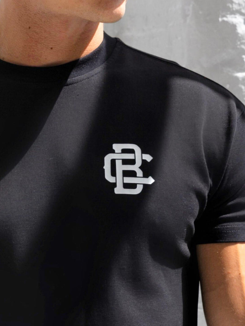 Monogram Relaxed T-Shirt - Black