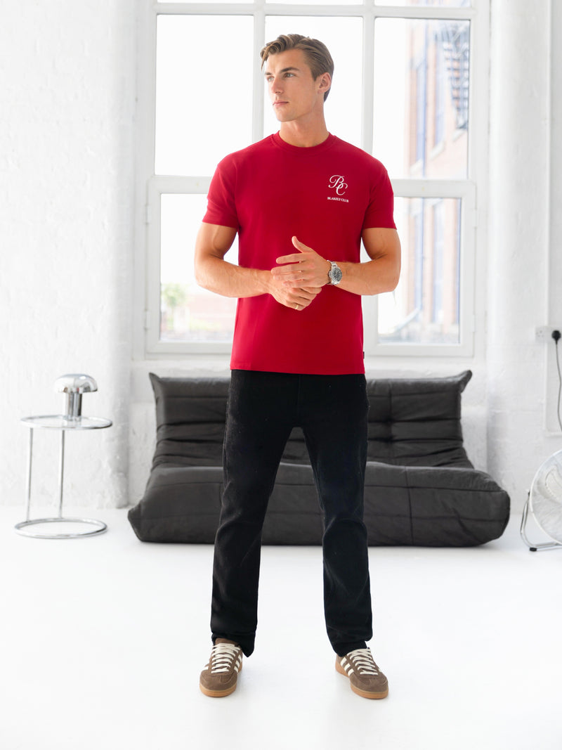 Blakely Club Relaxed T-Shirt - Red