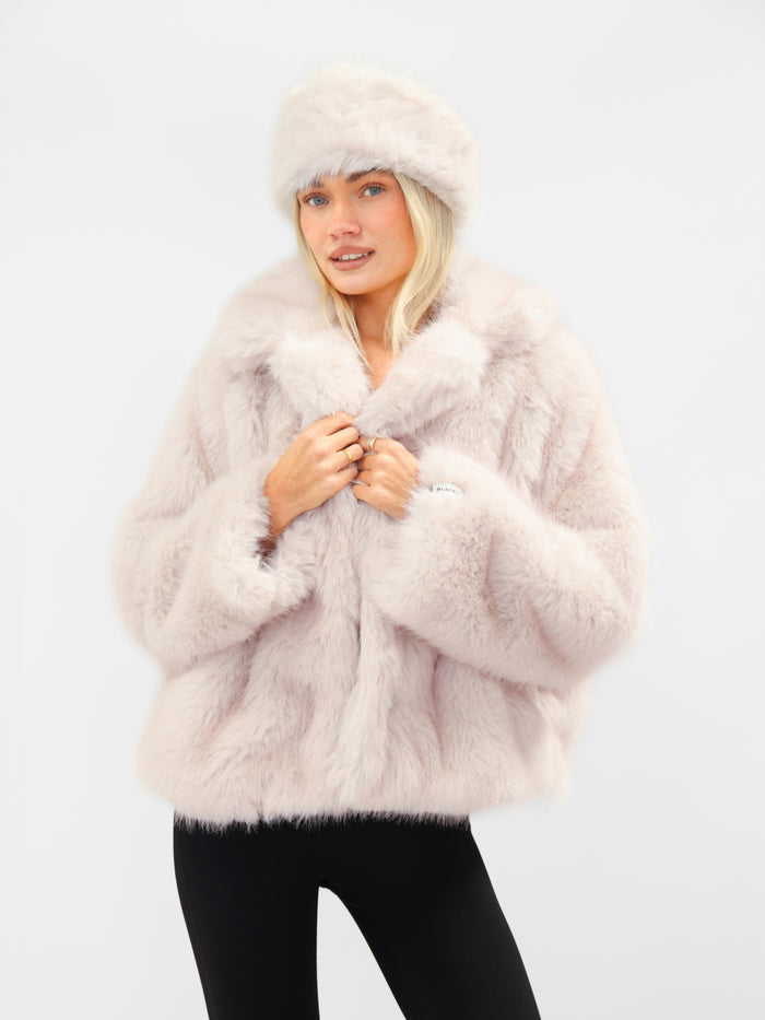 Gigi Faux Fur Collared Jacket - Eisrosa