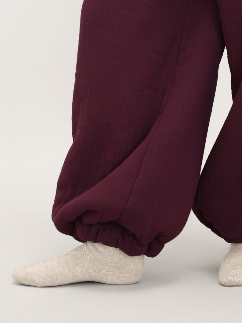 Duvet Sweatpants - Dark Cherry