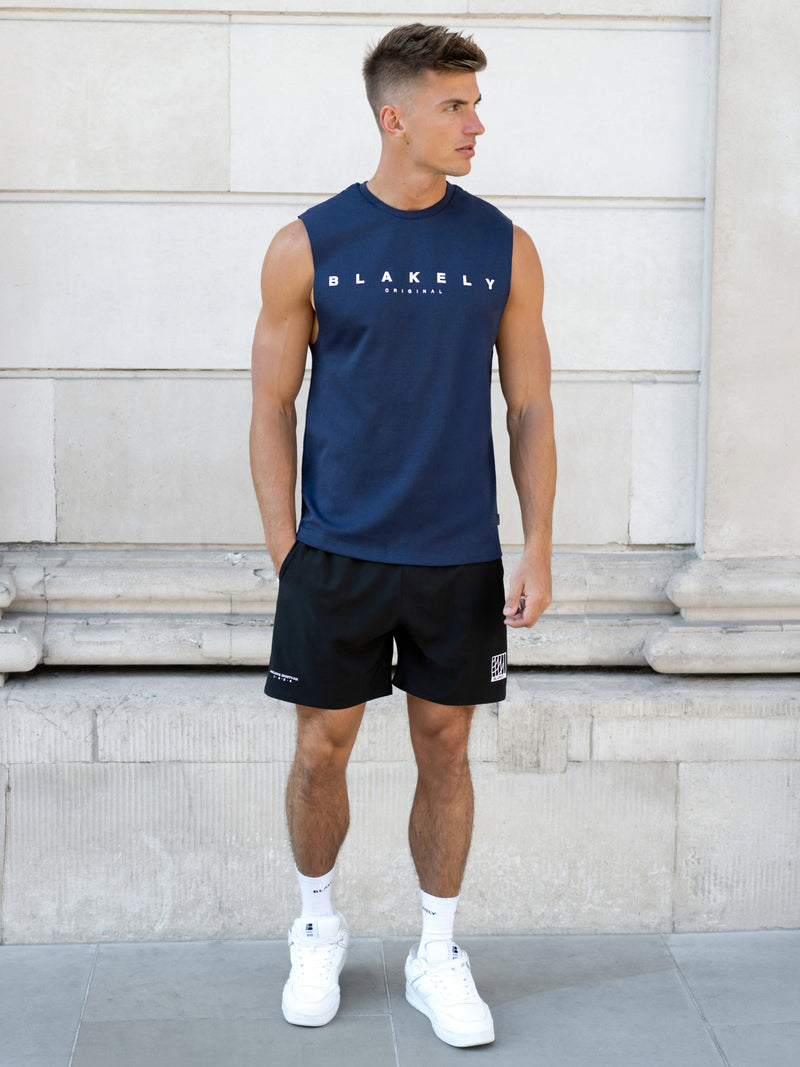 Caleta Sleeveless Tee - Marine