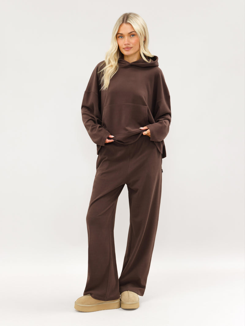 Sadie Oversized Hoodie - Schokoladenbraun