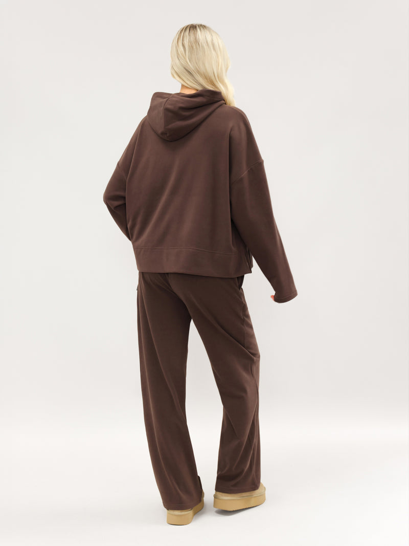 Sadie Oversized Hoodie - Schokoladenbraun