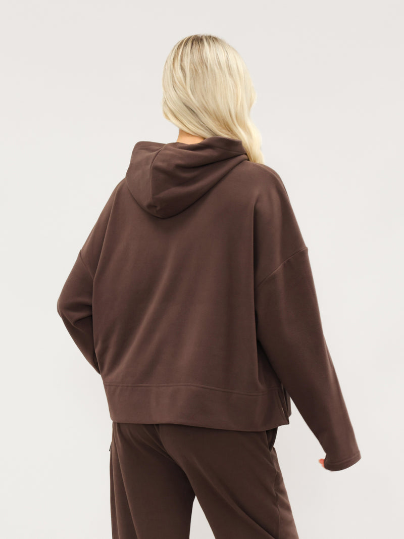 Sadie Oversized Hoodie - Schokoladenbraun