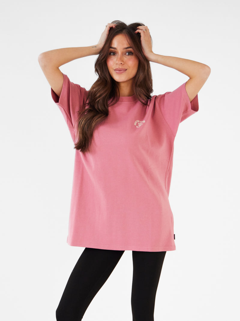 Briston Oversized T-Shirt - Warme Rose