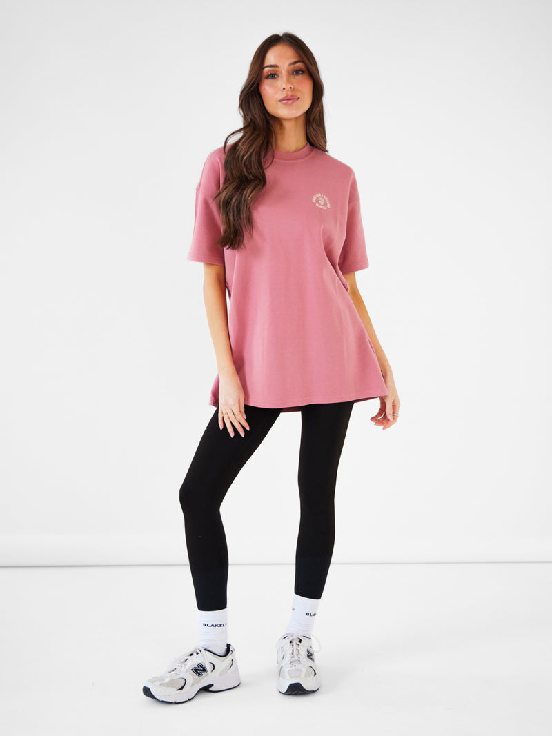 Briston Oversized T-Shirt - Warme Rose