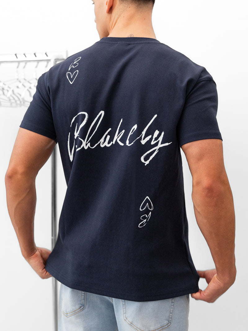 Amos Relaxed T-Shirt - True Navy