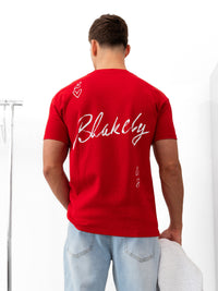 Amos Relaxed T-Shirt - Hot Red