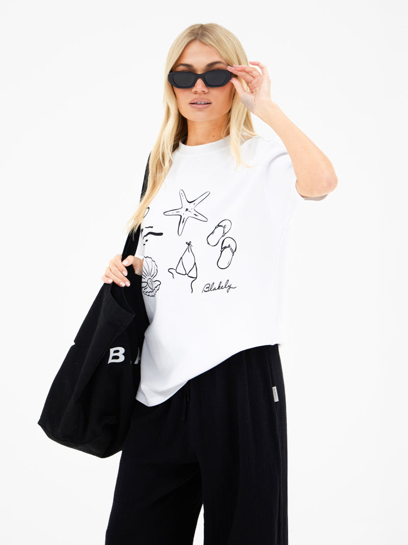 Mira Oversized T-Shirt - Weiß