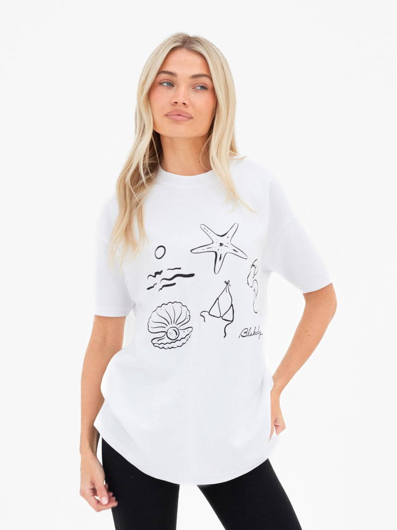 Mira Oversized T-Shirt - Weiß