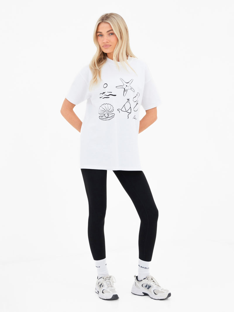 Mira Oversized T-Shirt - Weiß