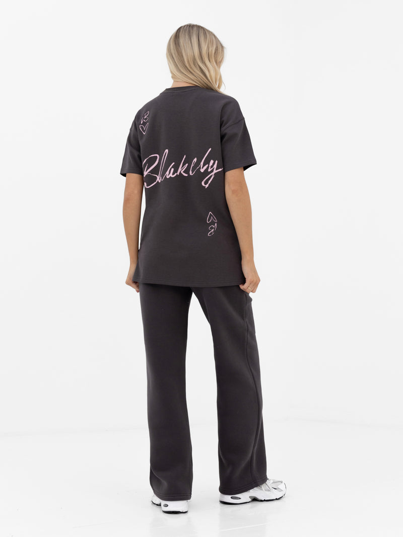 Esme Oversized T-Shirt - Charcoal