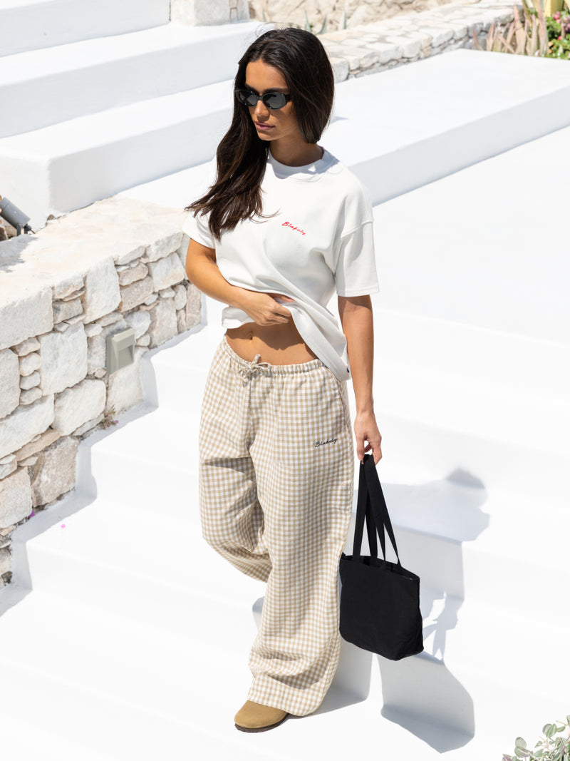 Olea Olive Oil Oversized T-Shirt - Wit
