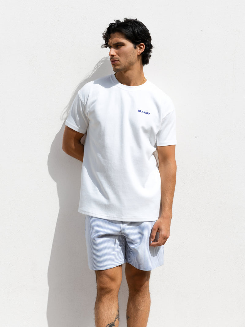 Tomato Print Relaxed T-Shirt - Wit