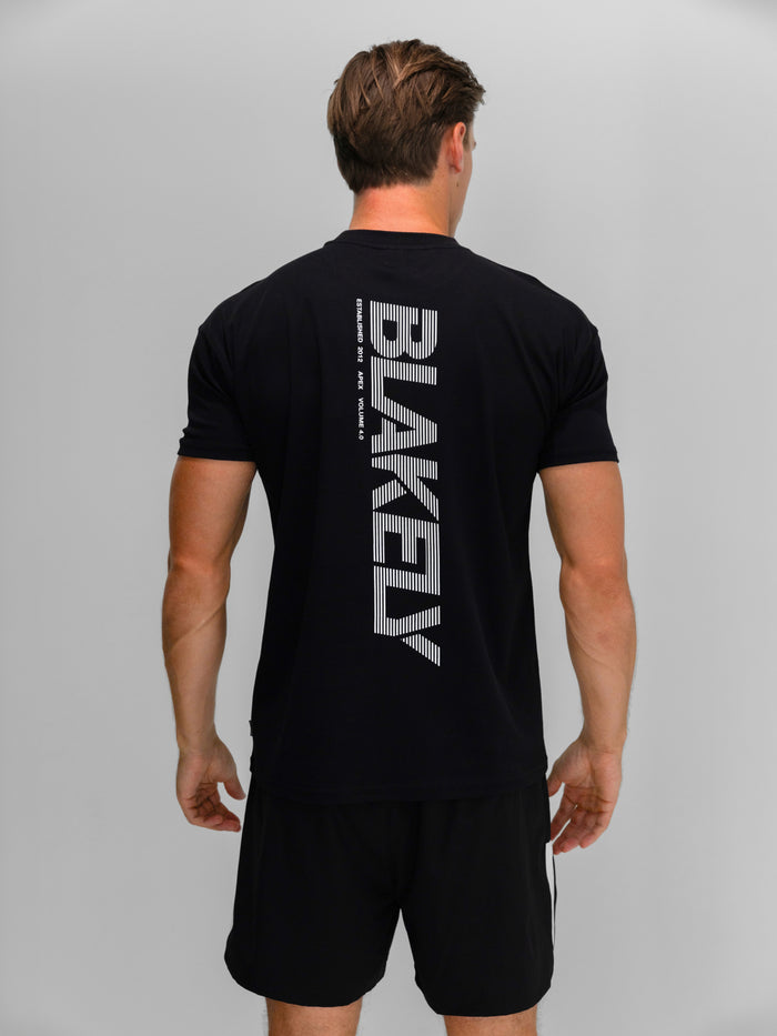 Apex Active Linear T-Shirt - Black