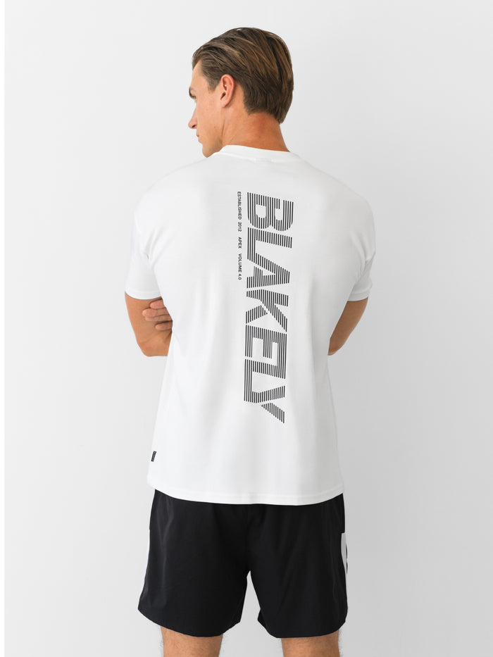 Apex Active Linear T-Shirt - White