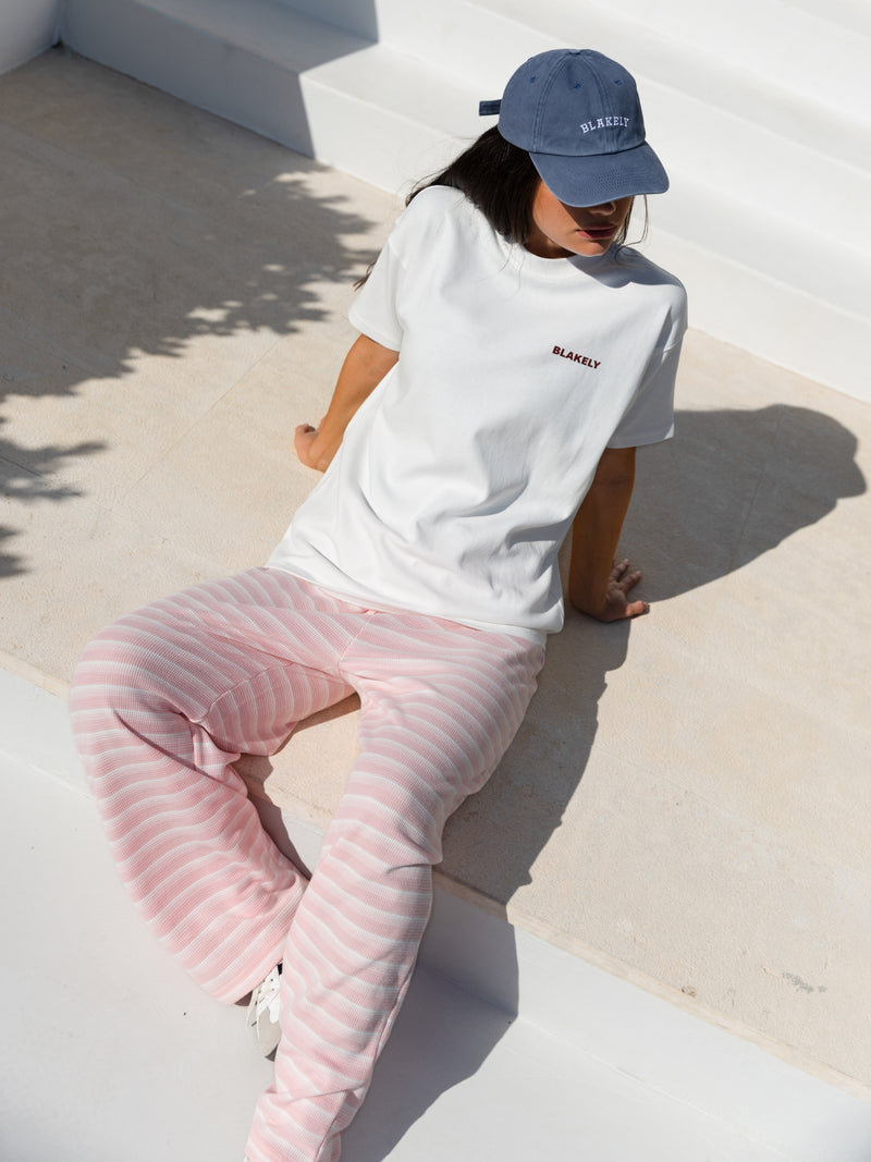 Etta Floral Print Oversized T-Shirt - Weiß