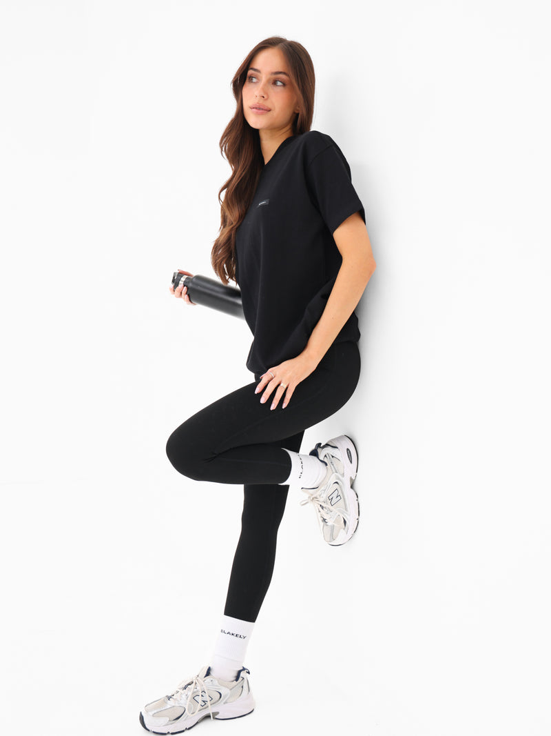 Olivia Oversized T-Shirt - Noire