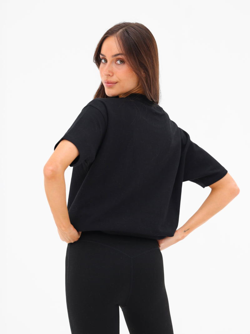 Olivia Oversized T-Shirt - Noire