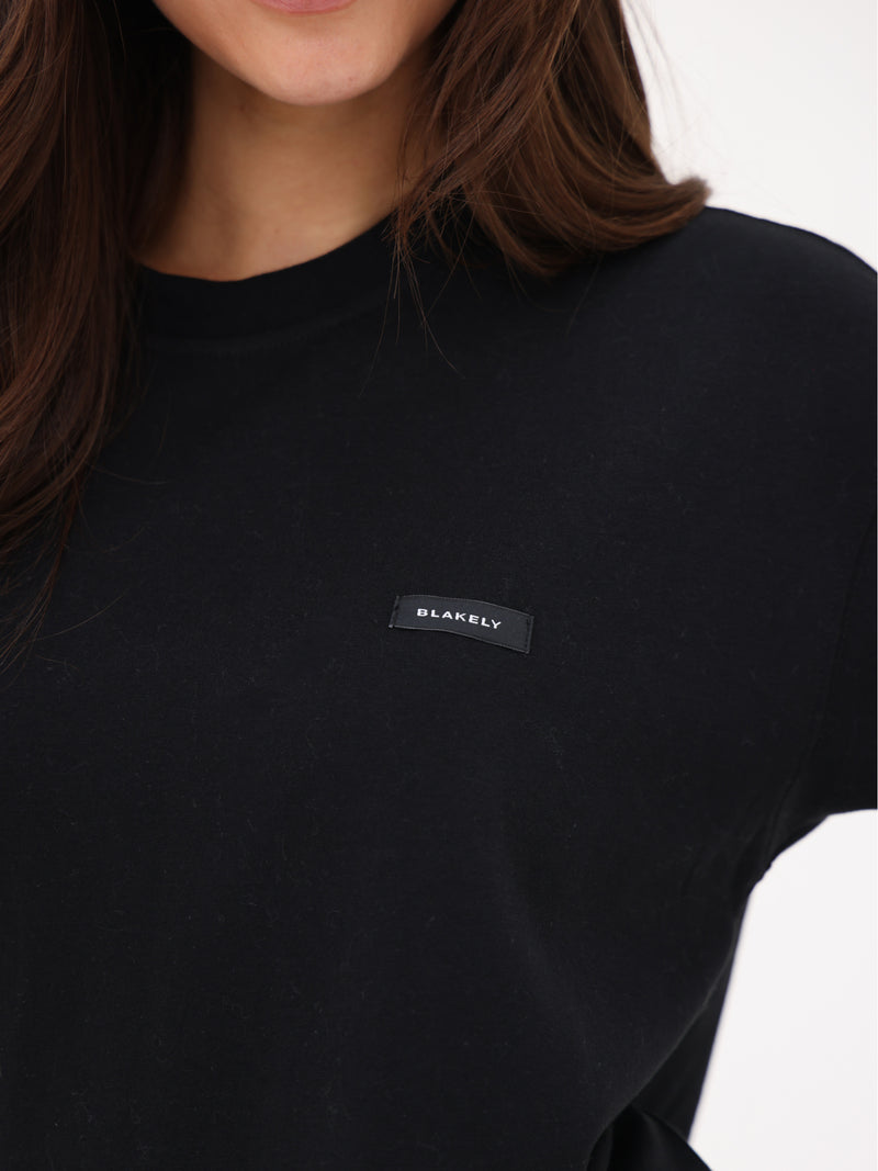Olivia Oversized T-Shirt - Noire