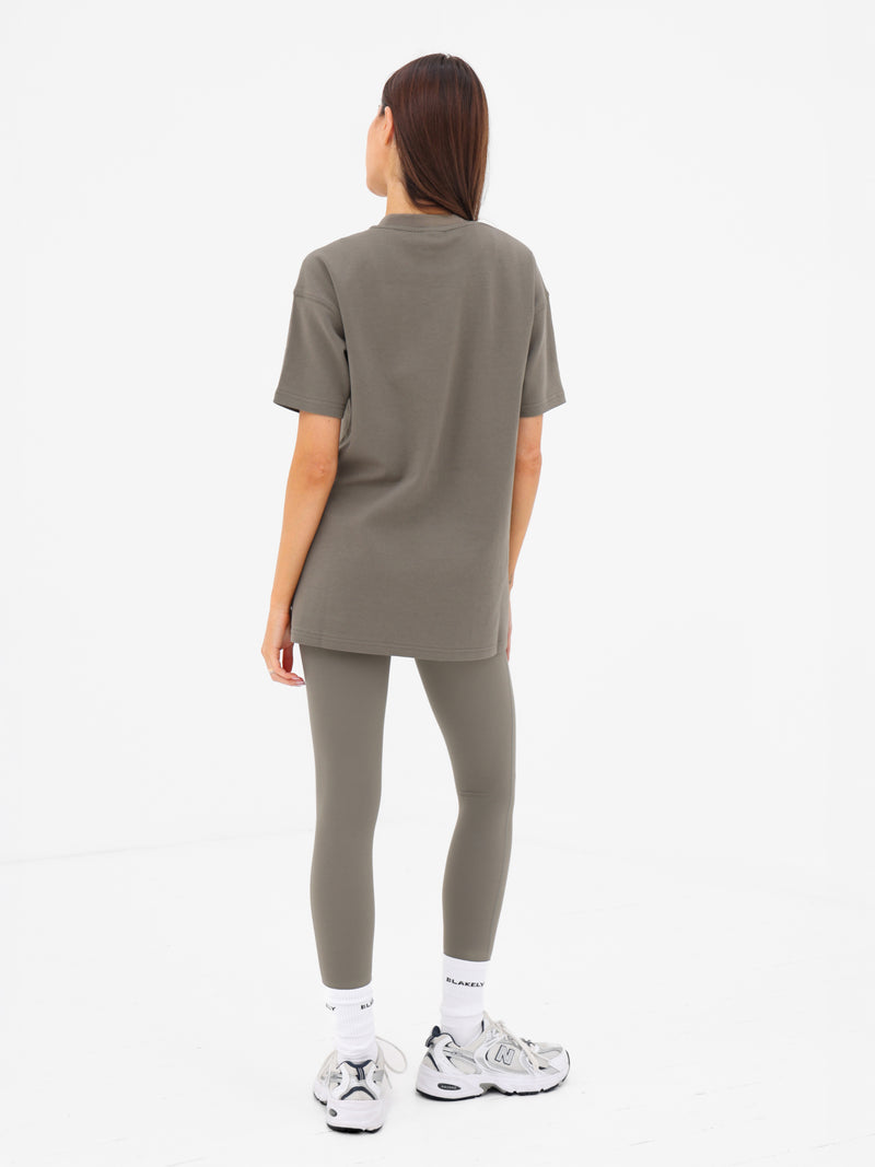 Olivia Oversized T-Shirt - Safarigrün