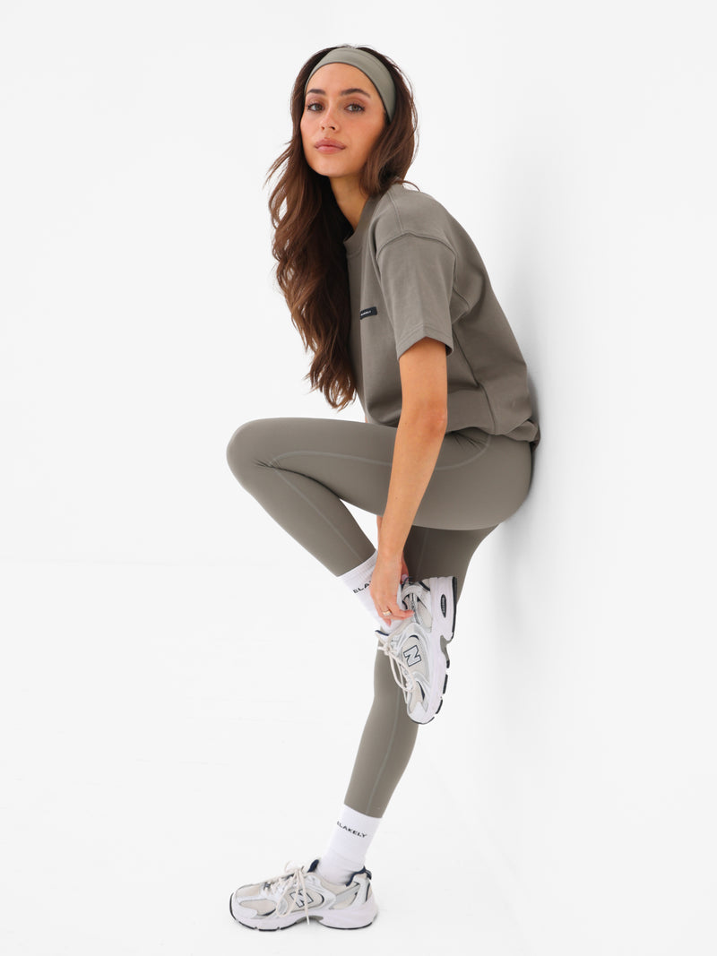 Olivia Oversized T-Shirt - Safarigrün