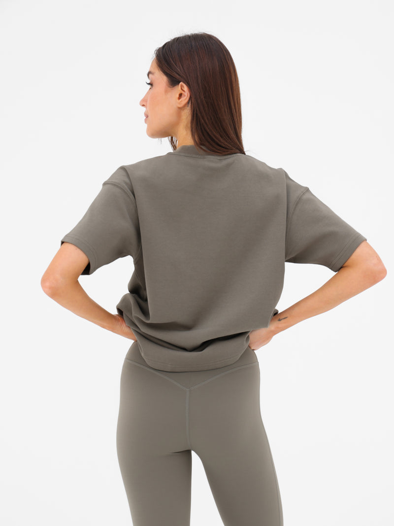 Olivia Oversized T-Shirt - Safarigrün