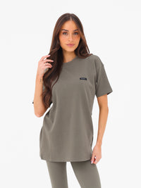 Olivia Oversized T-Shirt - Safarigrün