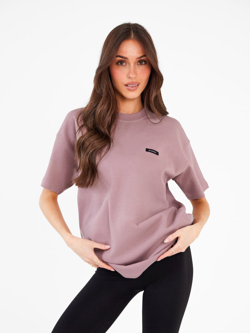 Olivia Oversized T-Shirt - Staubiges Rosa