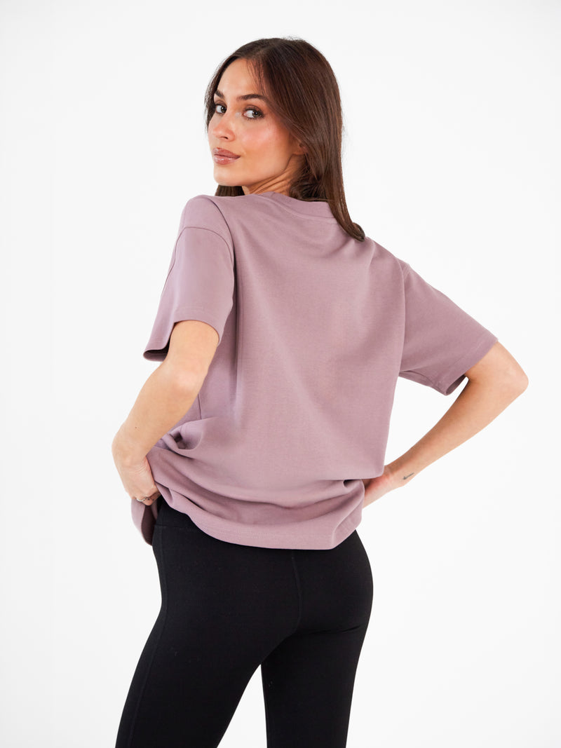 Olivia Oversized T-Shirt - Staubiges Rosa