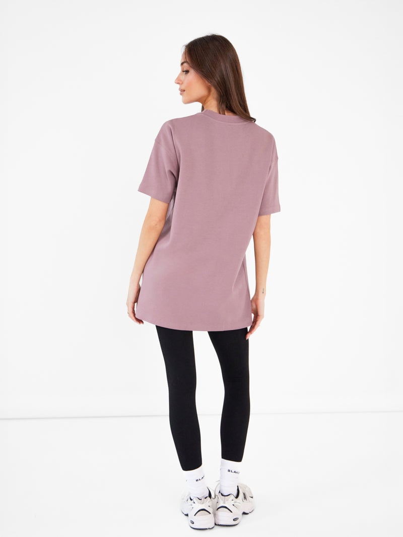 Olivia Oversized T-Shirt - Staubiges Rosa