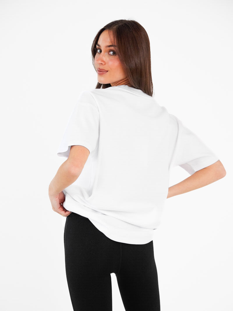 Olivia Oversized T-Shirt - Blanche