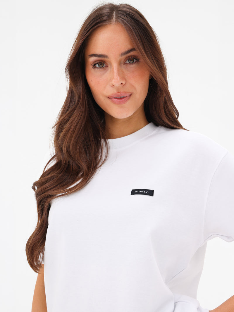 Olivia Oversized T-Shirt - Blanche