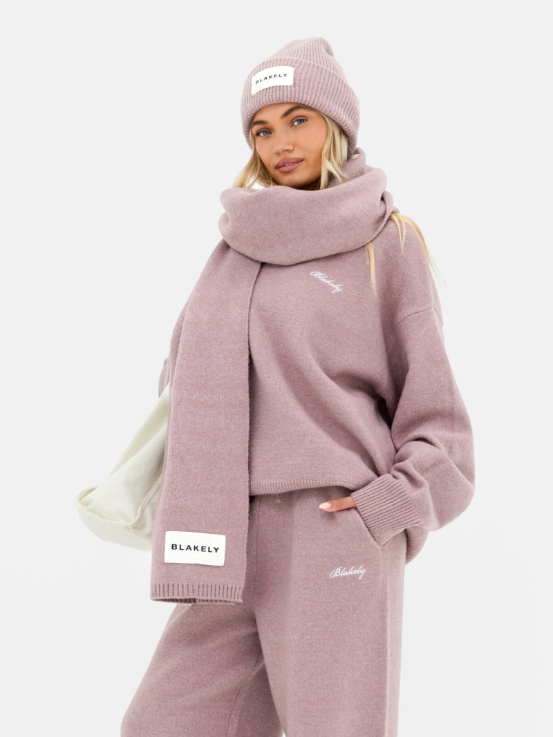 Oversized Knitted Jumper - Altrosa
