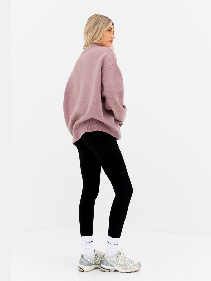 Oversized Knitted Jumper - Altrosa