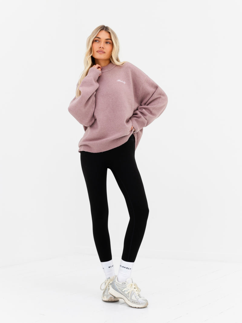 Oversized Knitted Jumper - Altrosa