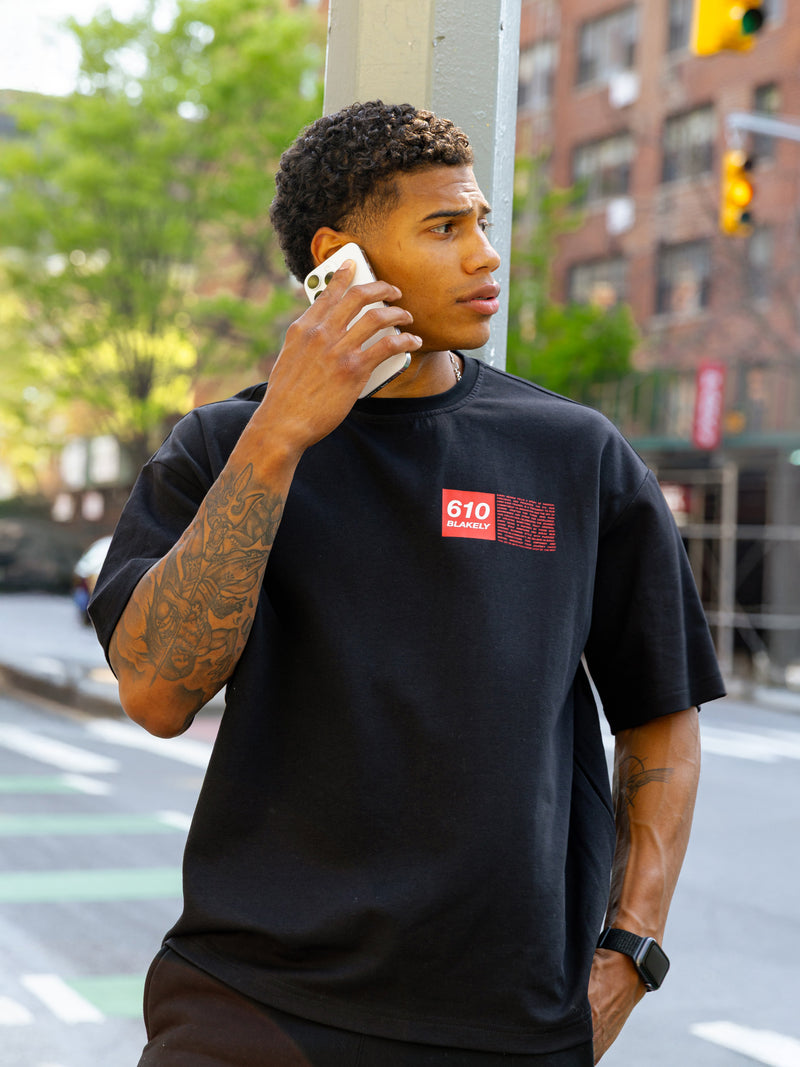 Tribeca 610 Unfitted T-Shirt - Schwarz