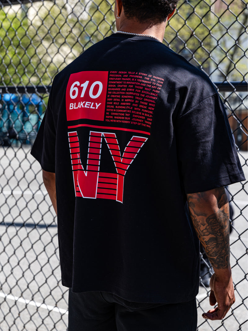 Tribeca 610 Unfitted T-Shirt - Schwarz
