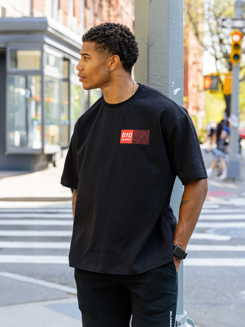 Tribeca 610 Unfitted T-Shirt - Schwarz