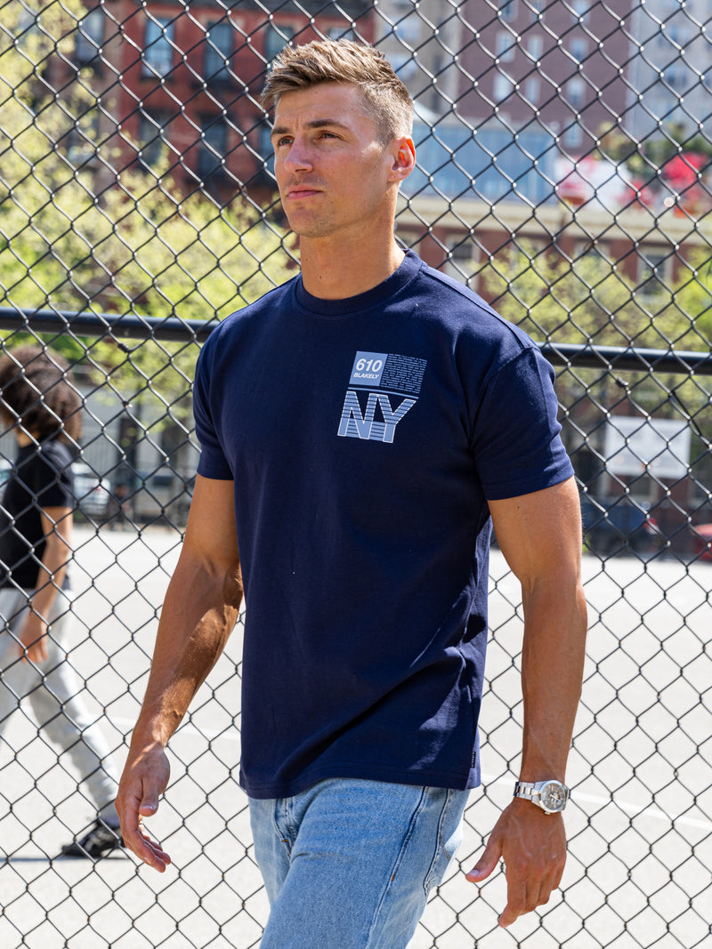Brooklyn 610 Relaxed T-Shirt - Navy