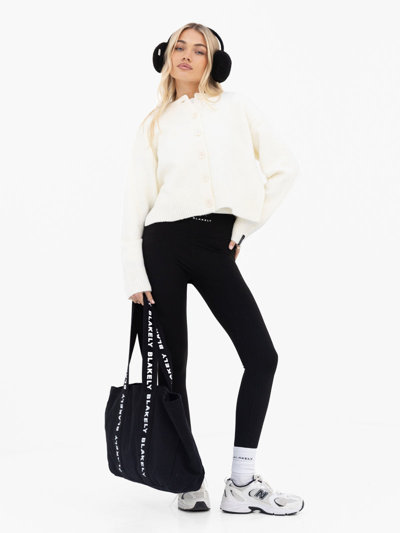 Mabel Button Up Cardigan - Creme