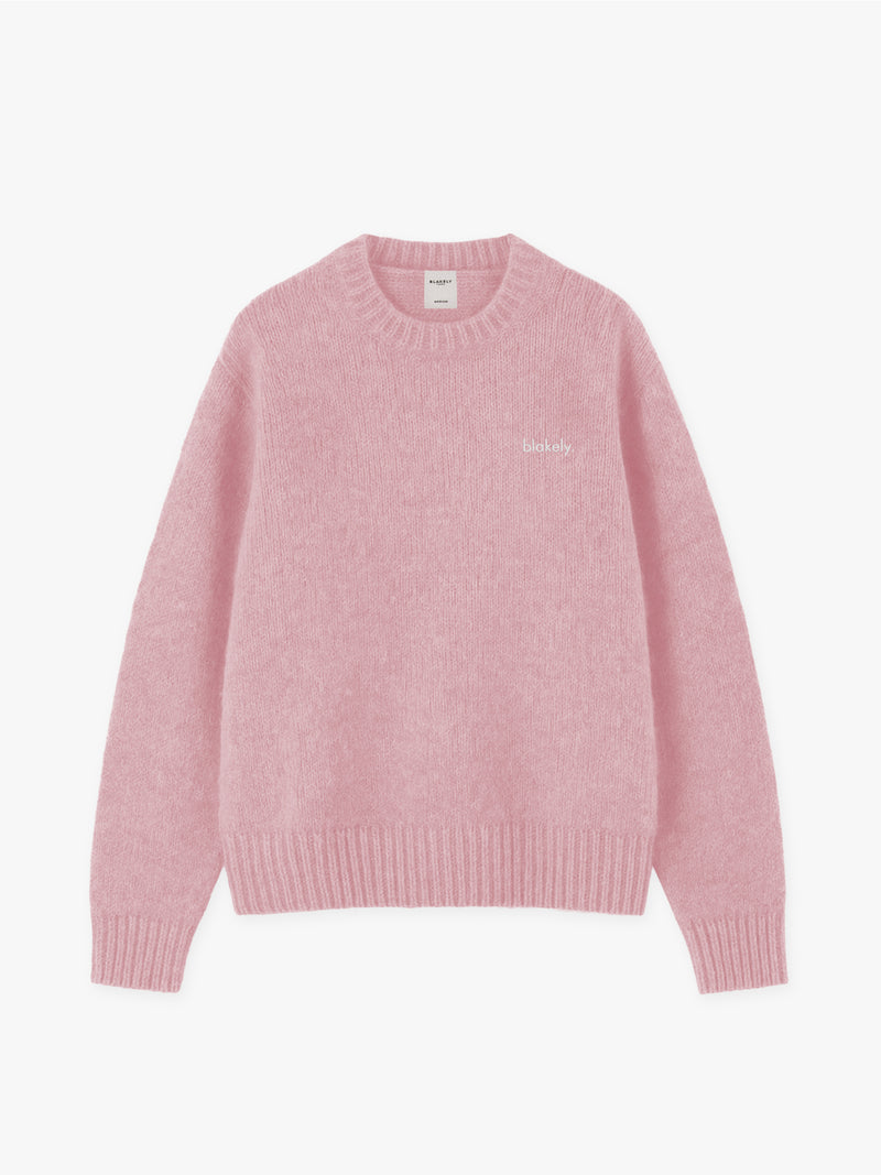 Mason Relaxed Knitted Jumper - Pink