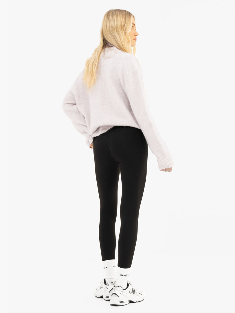 Marley Oversized Knitted Jumper - Mergelweiß