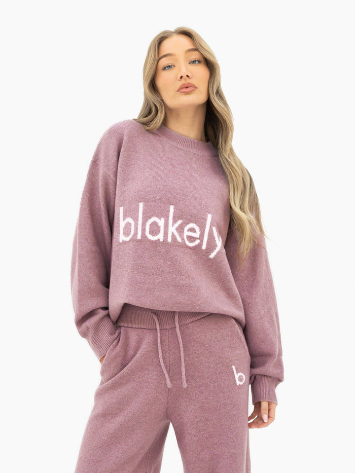 Mabel Oversized Knitted Jumper - Altrosa