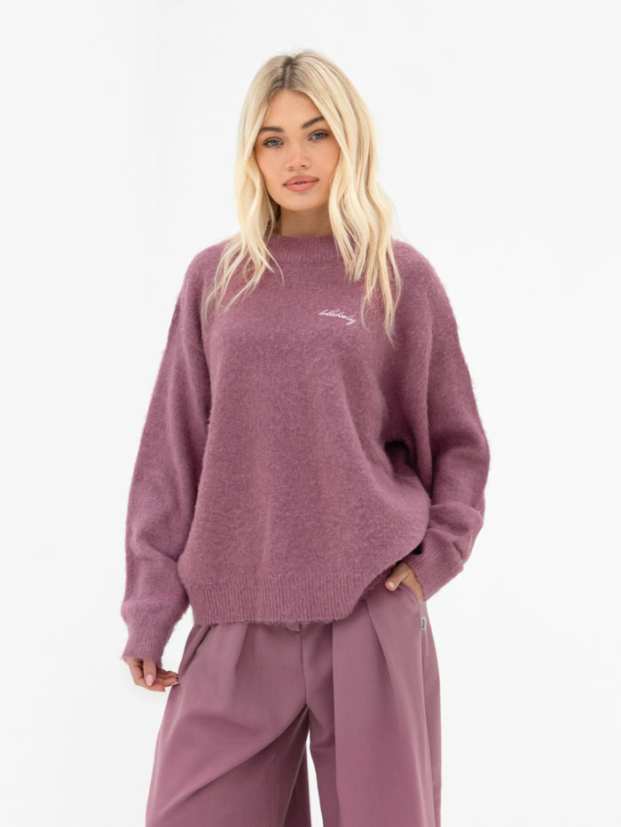 Mindy Knitted Jumper - Dusty Rose