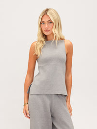 Layla Knitted Vest - Grise