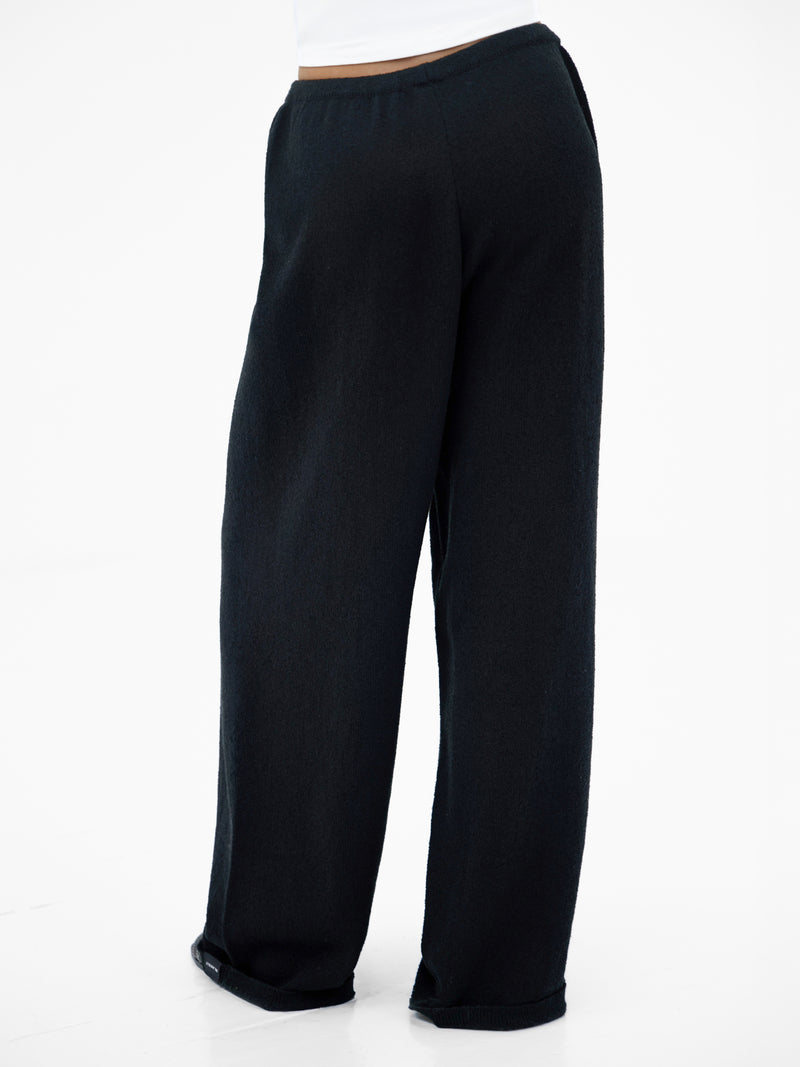 Mae Crochet Trousers - Black