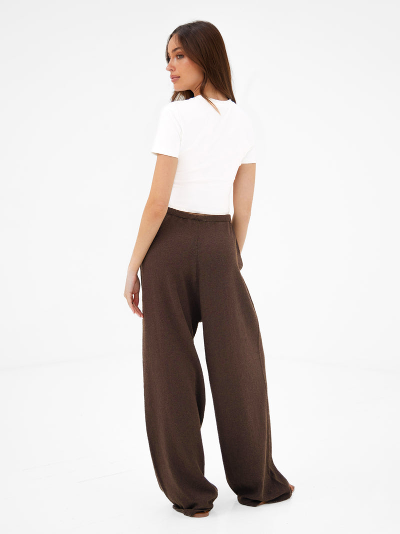 Mae Crochet Trousers - Braun
