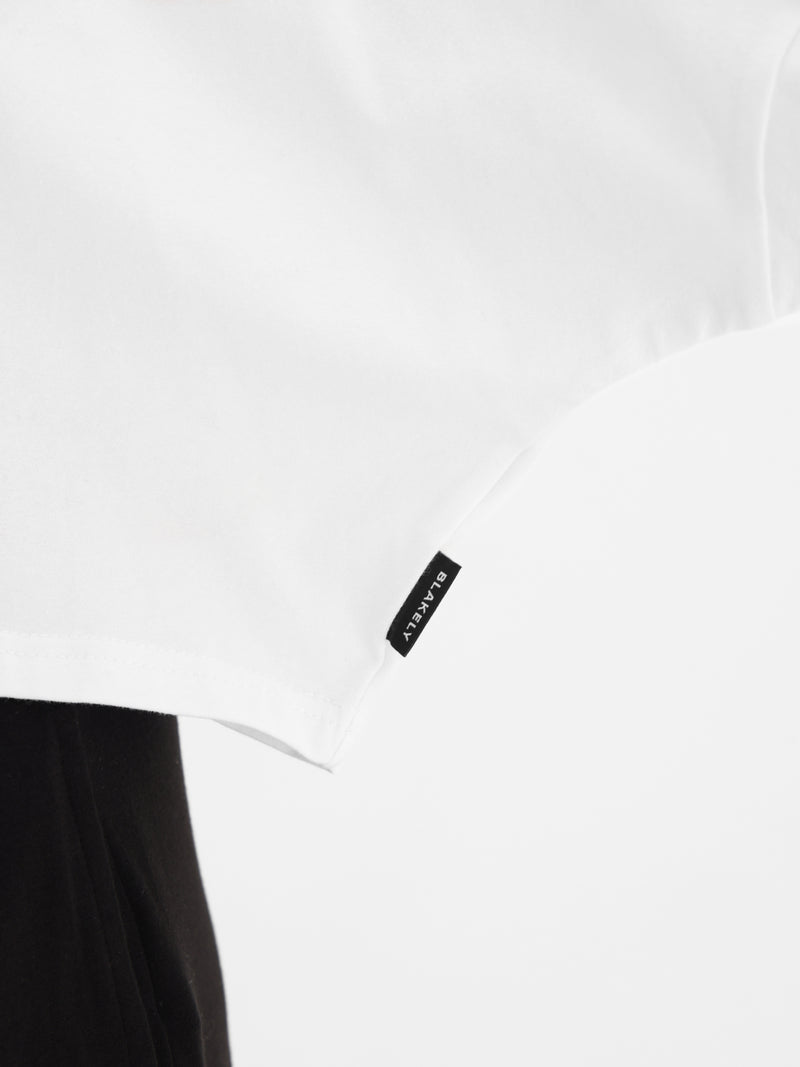 Ayla Batwing Cotton Top - Blanche